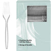 Big Party Pack Clear Plastic Forks, 100 Count