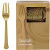 Big Party Pack Gold Plastic Forks