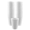 Big Party Pack Paper Coffee Cups - Frosty White