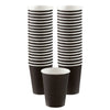 Big Party Pack Paper Coffee Cups - Jet Black