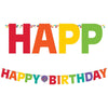 Birthday Accessories Rainbow Giant Letter Banner