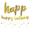 Birthday Accessories Silver & Gold Multi Pack Banners