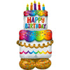 Birthday Cake Airloonz Foil Balloon