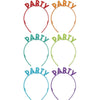 Birthday Celebration Glitter Plastic Headbands