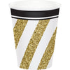 Black And Gold 9 Oz Cups