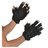 Black Furry Gloves