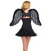 Black Marabou Wings