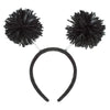 Black Pom Pom Headbopper