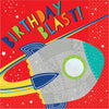 Blast Off Birthday Luncheon Napkins