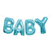 Blue Baby Foil Letter Balloon Banner Kit, 14"