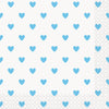 Blue Hearts Baby Shower Beverage Napkins, 16 Count