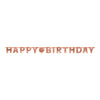 Blush Birthday Letter Banner