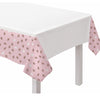 Blush Birthday Plastic Tablecover