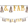 Blush Sixteen Letter Tassel Garland