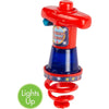 Bouncing Dreidel, Lights Up, Plastic, 5.5",