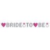 Bride To Be Glitter Banner