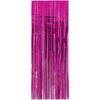 Bright Pink Metallic Curtain 3' X 8'