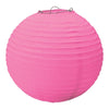 Bright Pink Round Paper Lanterns