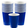 Bright Royal Blue Paper Cups, 9Oz.