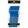 Bright Royal Blue Plastic Spoons 20 Count