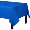 Bright Royal Blue ReCountangular Plastic Table Cover, 54" X 108"