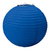 Bright Royal Blue Round Paper Lanterns