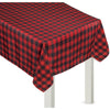 Buffalo Plaid Fabric Table Cover