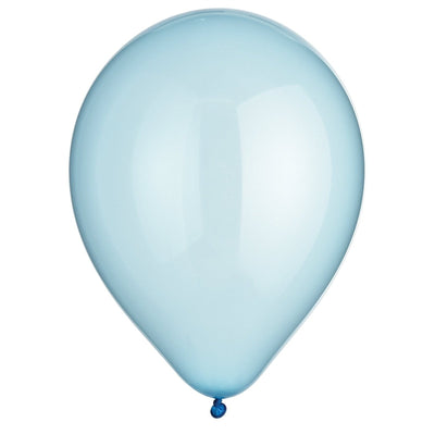 Bulk Clear Droplets Latex Balloon - Blue