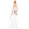 Cake Topper Caucasian Bride