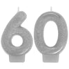 Sparkling Celebration 60Th Birthday Numeral Candles