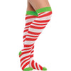 Candy Stripe Over-The-Knee Socks