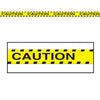 Caution Party Tape All-Weather Poly Material