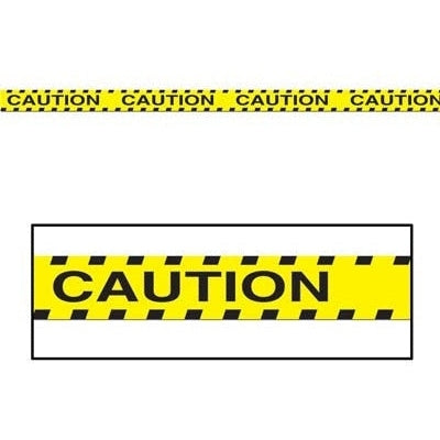 Caution Party Tape All-Weather Poly Material