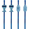 Chanukah Straws,Dreidel&Menorah, Plastic, 9.5 ",Set Of 4