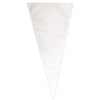 Clear Large Cone Cellophane Bags, 25 Count