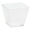 Clear Mini Plastic Cube - High Count