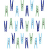 Clothespins Favors - Blue, Multi