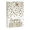 Confetti Gold Birthday Extra Jumbo Gift Bag