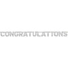 Congratulations - Large Foil Letter Banner