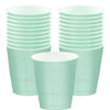 Cool Mint Plastic Cups