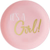 Coupe Plastic Plates, 7 1/2" - Girl