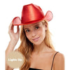 Cowboy Hat - Neon Light Up Red