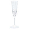 Crystal Look Champagne Flutes - Clear