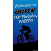 Customizable Deluxe Door Banner - Bmx Birthday