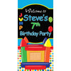 Customizable Deluxe Door Banner - Bounce Castle Birthday