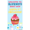 Customizable Deluxe Door Banner - Cupcake Birthday