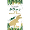 Customizable Deluxe Door Banner - Dinosaur Birthday