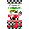 Customizable Deluxe Door Banner - Race Car Birthday