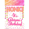 Customizable Yard Sign / Lawn Sign Birthday Blush Gold