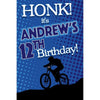 Customizable Yard Sign / Lawn Sign Birthday Bmx Bike